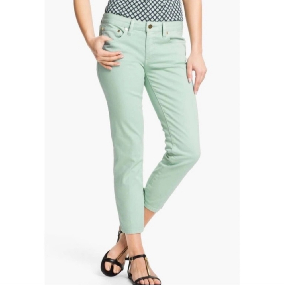 Tory Burch Alexa Cropped Skinny Jeans 27